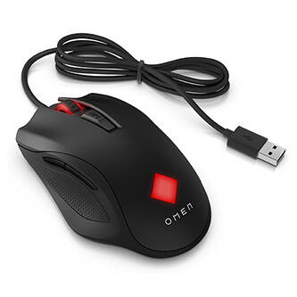 Myš drátová, HP OMEN Vector Gaming, černá, optický, 16000DPI