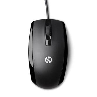 HP myš X500 Wired mouse, 800DPI, optická, 3tl., 1 kolečko, drátová USB, černá, Apple Mac OS X, Microsoft Windows Vista /XP/7/8