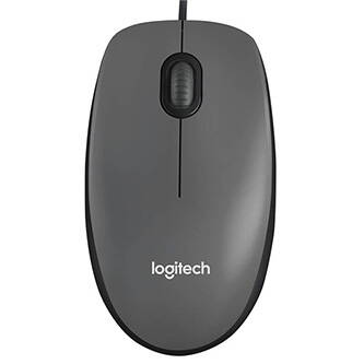 Myš drátová, Logitech M90, šedá, optická, 1000DPI