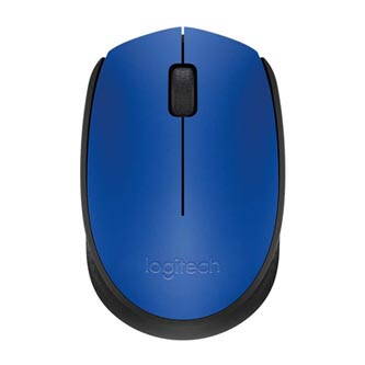 Logitech Myš M171, 1000DPI, 2.4 [GHz], optická, 3tl., 1 kolečko, bezdrátová, modrá, 2 ks AA, k notebooku, univerzální