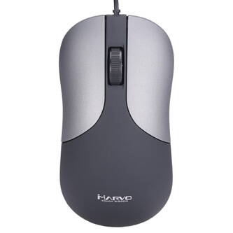 Marvo Myš DMS002GY, 1200DPI, optika, 3tl., 1 kolečko, šedá, kancelářská