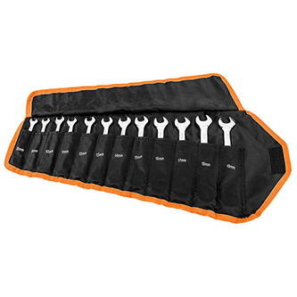 Sada klíčů, 09-345, CrV ocel, měkký kufřík, Neo Tools