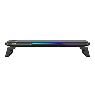 Podstavec pod monitor, DZ-02, 3x USB-A,1x USB-C, černý, 20 kg nosnost, Marvo
