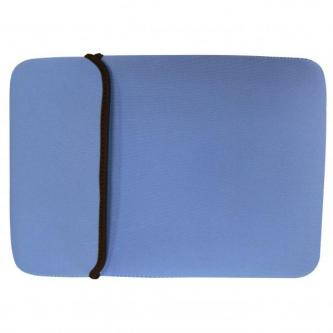 Obal na netbook 10,1", Reverse, modro-hnědý z neoprénu, Logo