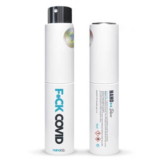 Dezinfekce F*CK COVID, kapesní ve spreji, 10ml, Nanolab