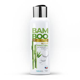 Jemný prací gel BAMBOO GOLD na šátky a roušky, 100ml, Nanolab