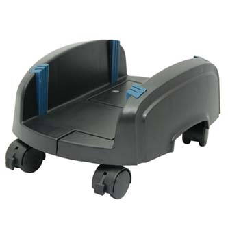Držák PC na zem, nastavitelná šířka, černý, plast, šířka 15,5 - 25,5 cm, černá, PC