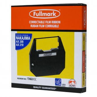 Páska pro psací stroj pro Nakajima AX 160, 200, 300, 500, 60, EW 310, 1000, černá, fóliová, PK143, F
