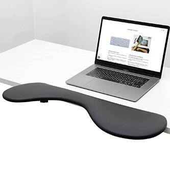 Powerton ERGO AXISI Loketní opěrka ke stolu pěnová, černá