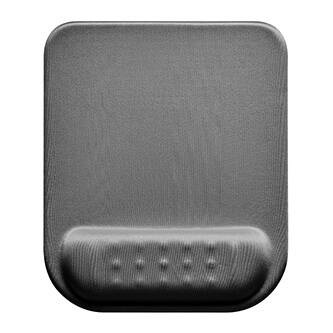 Podložka pod myš a zápěstí, Powerton Ergoline Dark Edition, ergonomická, šedá, pěnová, Powerton