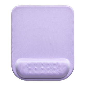 Podložka pod myš a zápěstí, Powerton Ergoline Pastel Edition, ergonomická, fialová, pěnová, Powerton