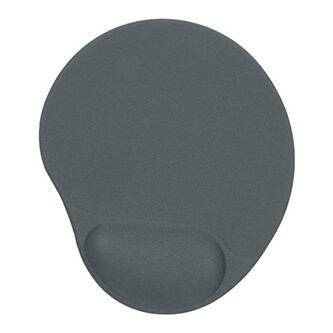 Podložka pod myš, ergonomická, gelová, šedá, Powerton