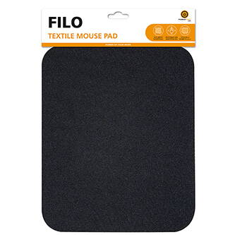 Powerton ERGO FILO Podložka pod myš měkká, černá