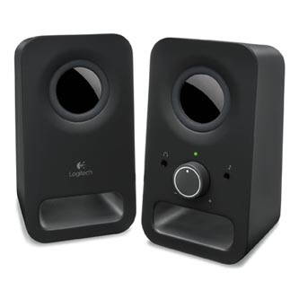 Logitech reproduktory Z150, 2.0, 3W, černé, regulace hlasitosti, přenosné, 150Hz-20kHz