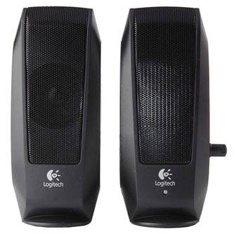Logitech reproduktory S120, 2.0, 4,4W, černé, regulace hlasitosti, přenosné, 80Hz-20KHz