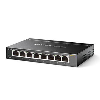 TP-LINK stolní switch TL-SG108S 1000Mbps, auto MDI/MDIX