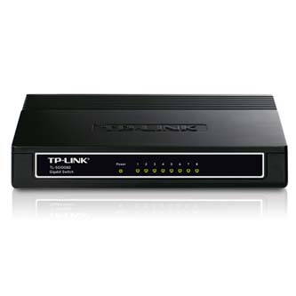 TP-LINK stolní switch TL-SG1008D 1000Mbps, auto MDI/MDIX