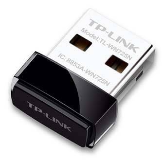 TP-LINK nano USB klient TL-WN725N 2.4GHz, 150Mbps, integrovaná anténa, 802.11n