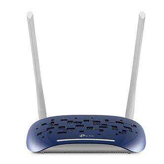 TP-LINK modem s routerem TD-W9960 2.4GHz, IPv6, 300Mbps, externí pevná anténa, 802.11n, VDSL/ADSL, rodičovská ochrana, přepěťová o