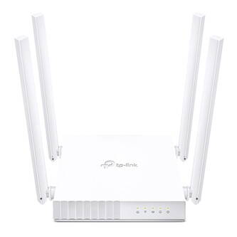 TP-LINK router Archer C24 2.4GHz a 5GHz, extender, přístupový bod, IPv6, 733Mbps, externí pevná anténa, 802.11ac, Rodičovská kontr