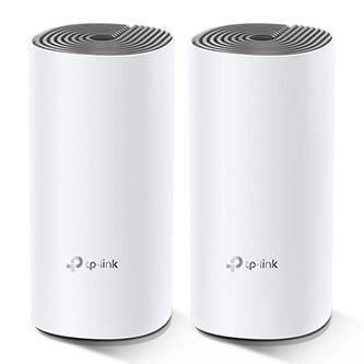 TP-LINK Wifi Mesh kit Deco E4(2-pack) 2.4GHz a 5GHz, přístupový bod, IPv6, 1200Mbps, integrovaná anténa, 802.11ac, 2Pack, ISP, rod