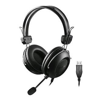 A4Tech HU-35 herní sluchátka s mikrofonem, drátová, černá, USB