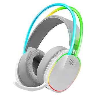 Defender Tsunami herní sluchátka, bílá, Tri-mode