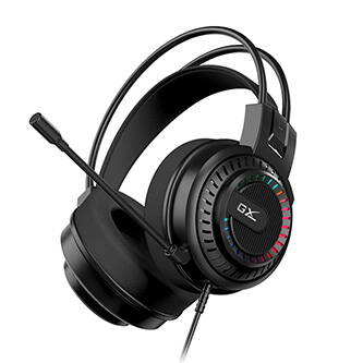 Genius GX GAMING HS-GX570U sluchátka s mikrofonem, drátové, černá, USB Genius GX GAMING HS-GX570U sluchátka s mikrofonem, drátové, černá, USB