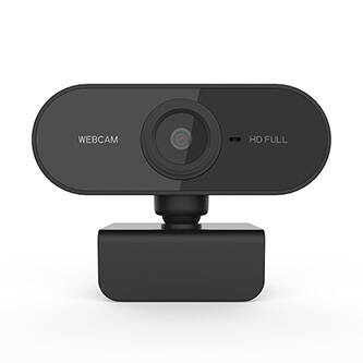 Powerton HD Webkamera PWCAM2, 1080p, USB, černá, FULL HD, 30 FPS
