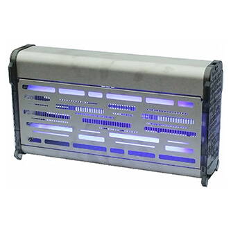 Elektrický lapač hmyzu a komárů 3700 V, až 150 m2, 40W, stříbrný, Format1, IP20