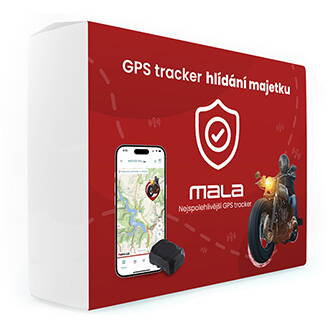 GPS tracker na hlídání majetku černý, ONI 67381, Mala