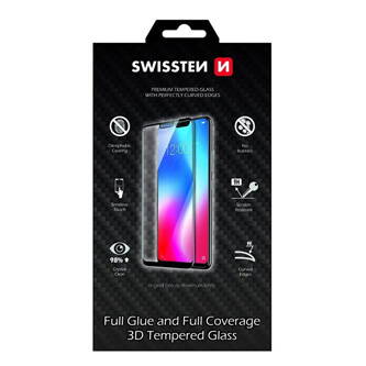 Ochranné temperované sklo Swissten, pro Apple iPhone 7/8, bílá, ultra durable 3D full glue