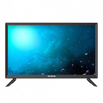 Televize Orava, LT-638, 24", HD Ready 1366 x 768, černá