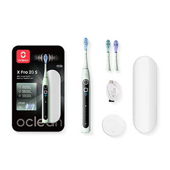 Oclean sonický set pouzdra a kartáčku X PRO 20 S, bílý
