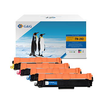G&G kompatibilní toner s TN243CMYK, CMYK, 1000str., NT-PB243BK/C/M/Y-4, pro Brother DCP-L3500, MFC-L3730, MFC-L3740, MFC-L3750, N