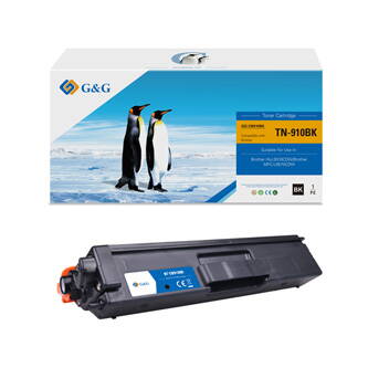 G&G kompatibilní toner s TN-910BK, black, 9000str., NT-CB910BK, pro Brother HL-L8350CDW, MFC-L8900CDW, N