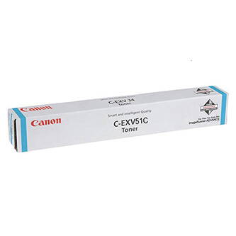 Canon originální toner CEXV51, cyan, 60000str., 0482C002, Canon iR ADV C5535, C5540, C5550, C5560