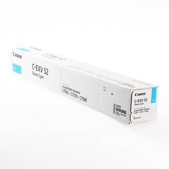 Canon originální toner CEXV52, cyan, 66500str., 0999C002, Canon IRC7565i, IRC7570i, IRC7580i