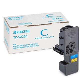 Kyocera originální toner TK-5220C, cyan, 1200str., 1T02R9CNL1, Kyocera 5521, 5521cdn, 5521cdw