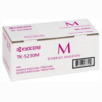 Kyocera originální toner TK-5230M, magenta, 2200str., 1T02R9BNL0, Kyocera M5521cdn,M5521cdw, P5021cd,P5021cdw, O