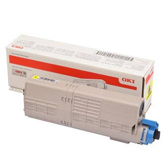 OKI originální toner 46490605, yellow, 6000str., OKI C532, MC573, O