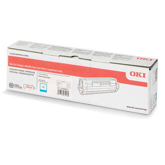 OKI originální toner 47095703, cyan, 5000str., OKI C824, 834, 844, O