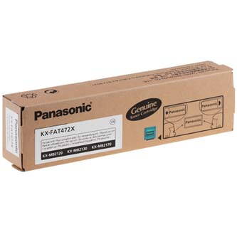 Panasonic originální toner KX-FAT472X, black, 2000str., Panasonic KX-MB2120, KX-MB2130, KX-MB2170, O