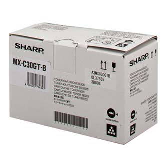 Sharp originální toner MX-C30GTB, black, 6000str., Sharp MX-C250FE, C300WE, O