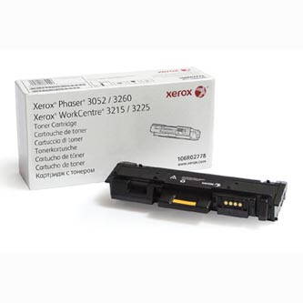 Xerox originální toner 106R02778, black, 3000str., Xerox Phaser 3052,3260, WorkCentre 3215,3225, O