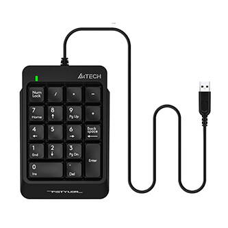 A4Tech FStyler FK13P numerická klávesnice drátová (USB) černá