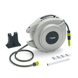 Rehau box na hadice 15m, 13mm, 30bar, šedý, 8kg, set boxu s hadicí