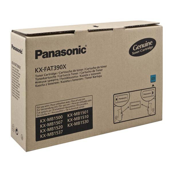 Panasonic originální toner KX-FAT390X, black, 1500str ...