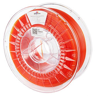 Spectrum 3D filament, Premium PCTG, 1,75mm, 1000g, 80736, transparent orange