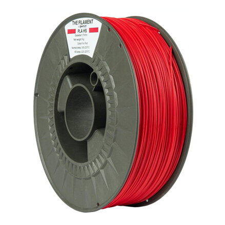 The Filament 3D filament, PLA HS, 1,75mm, 1000g, TF-24034,  fire red